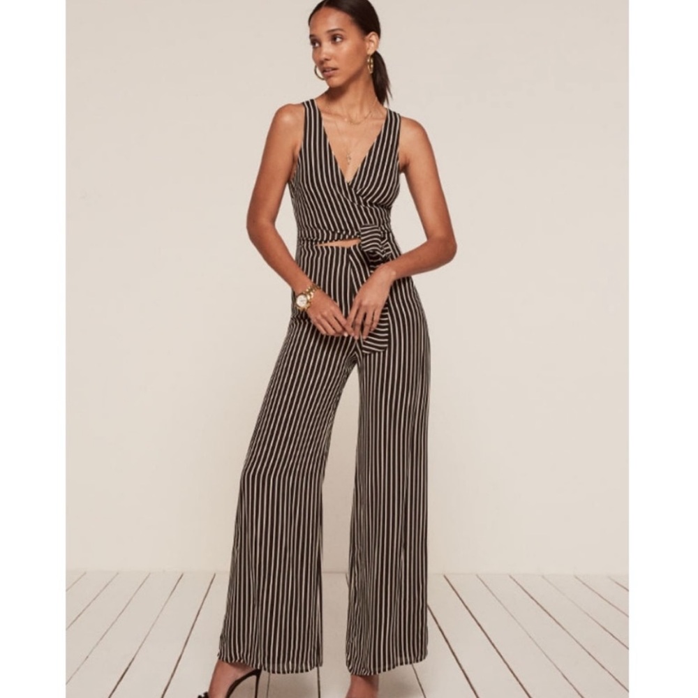 Reformation Patti sleeveless jumpsuit